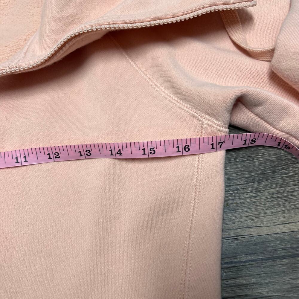 Zella Pink Funnel Neck Zip Hoodie Fleece Athleisure Scuba XXS Cozy Loungewear - Picture 6 of 8